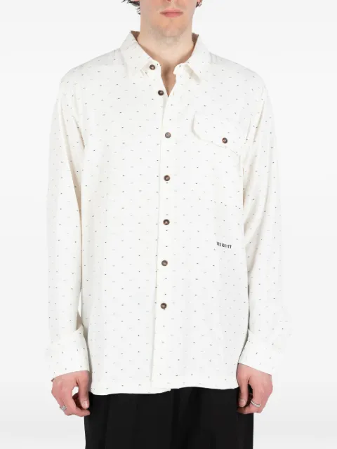 Société Anonyme Deadline flap-pocket cotton shirt White DEADLINESA3M98CN100