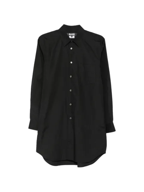 Black Comme Des Garçons chest-pocket shirt Black 1QB017