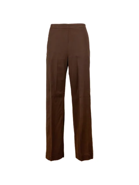 Via Masini 80 straight-leg trousers Brown P26M998LH838