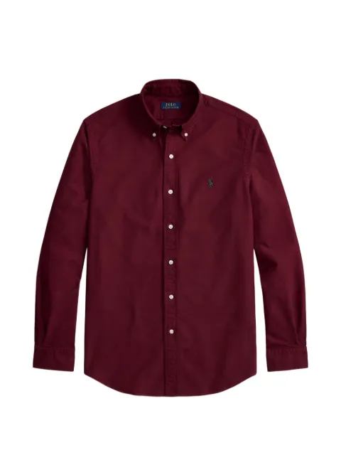 Polo Ralph Lauren garment-dyed Oxford shirt Red 710805564526