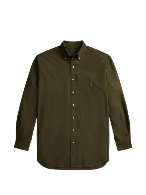 Polo Ralph Lauren garment-dyed oxford shirt Green 711798540510