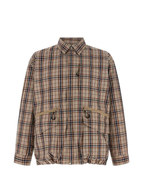 Comme des Garçons Homme checked overshirt Neutrals HQJ011