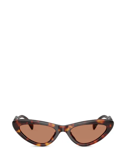 Miu Miu Eyewear cat-eye frame sunglasses Brown MUB11SU