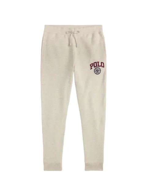 Polo Ralph Lauren logo-patch drawstring track pants Neutrals 710B26148001