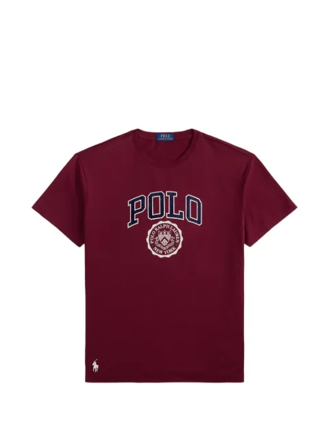 Polo Ralph Lauren logo-print Pony-embroidered T-shirt Red 710B30185002