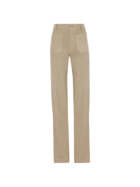 Victoria Beckham Alina patch-pockets jeans Neutrals 1226DJE007252E