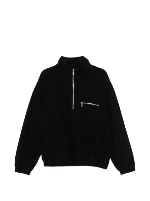 Rier quarter-zip fleece sweatshirt Black NFL1X02