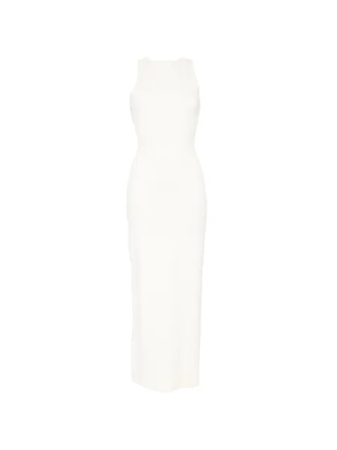 SIR. Saba cross-back bead-embellished maxi dress Neutrals SIR2267050