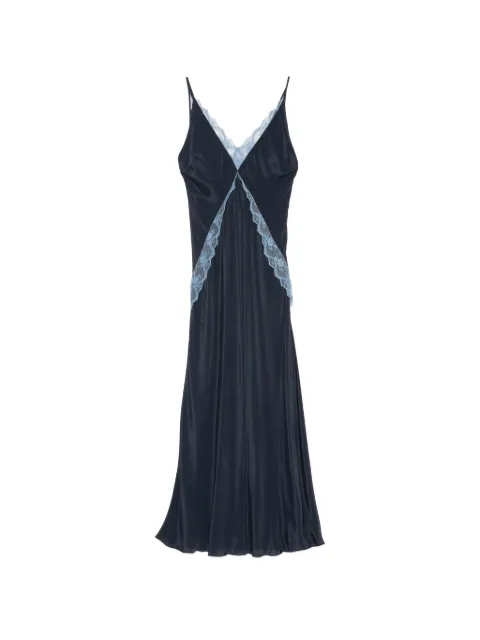 SIR. Elsie lace-trim maxi dress Blue SIR2261035