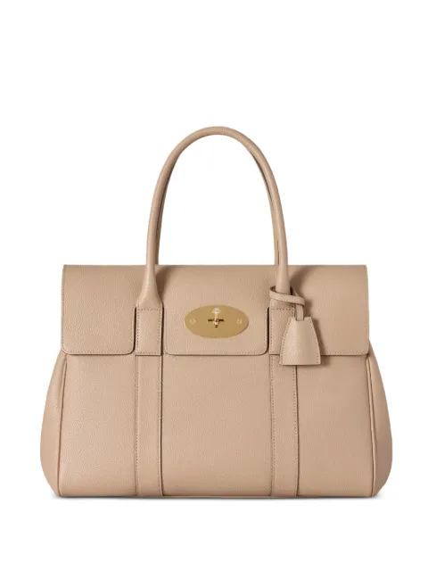 Mulberry small Bayswater leather tote bag Neutrals HH2873205W577