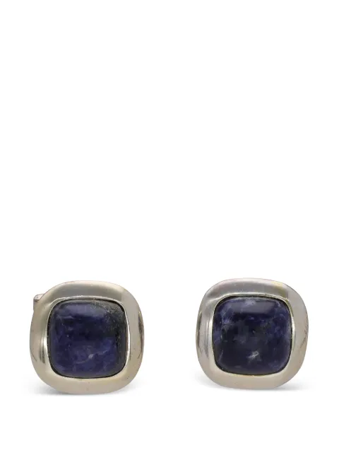 Gianfranco Ferré Pre-Owned 1980-1990s square-shape cufflinks Silver 120120201B