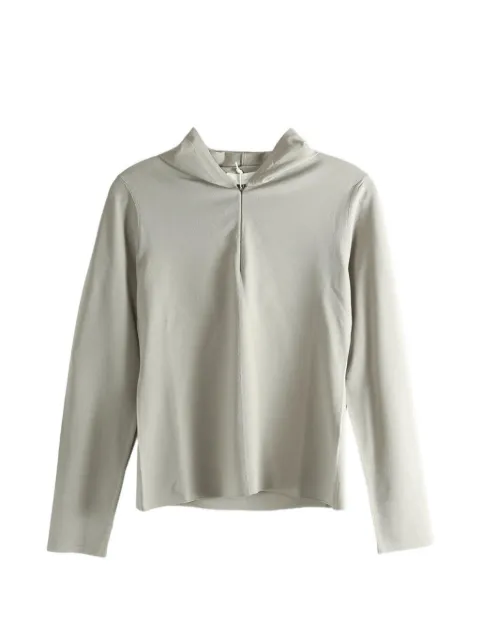 Amomento quarter-zip sweater Neutrals AM26SSW06KN