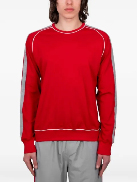 Gimaguas Killian contrast-panel T-shirt Red RUS262201234