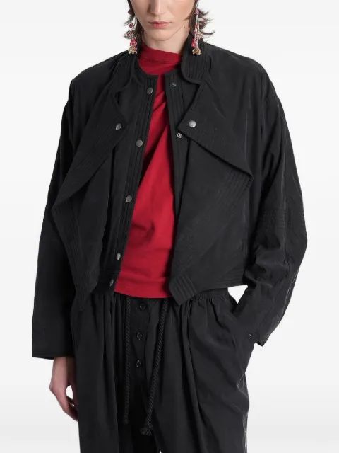 ISABEL MARANT Tricia snap-fastening jacket Black VE0669FBD2G01I