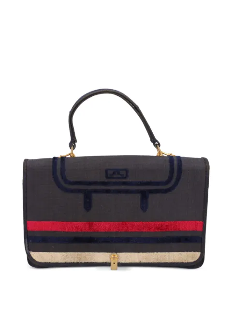 Roberta di Camerino Pre-Owned 1950-1960s striped handbag Blue M1602759