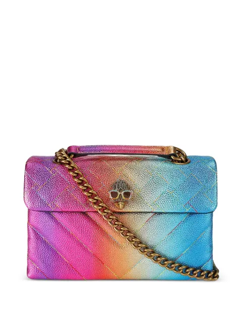 Kurt Geiger London chevron embellished shoulder bag Blue 5021599119