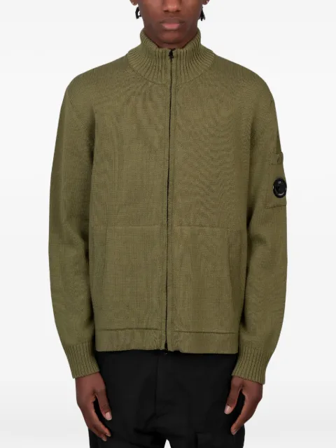 C.P. Company zip-up cardigan Green 20CMKN092A110058A644
