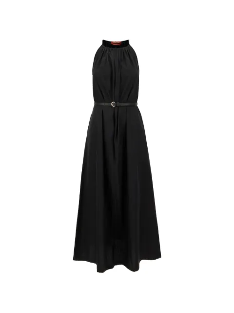 Max Mara belted sleeveless dress Black MSTZUPPA