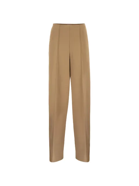 Max Mara pressed-crease trousers Neutrals 2611781019600