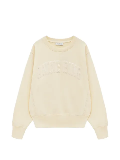 ANINE BING Harry logo-detail sweatshirt Yellow A0812516