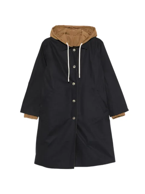 Herno buttoned hooded coat Blue GC000569D13238