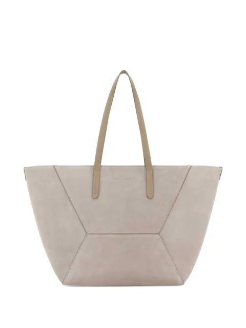 Brunello Cucinelli panelling shopper bag Neutrals MBDLB2571C8823