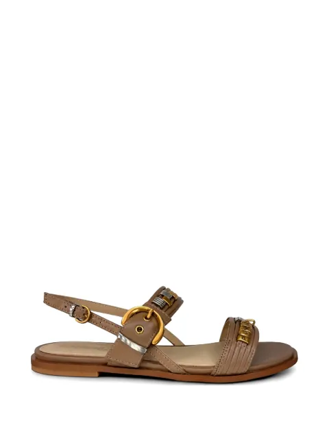PINKO buckle-detail strap sandals Brown SD0467P003