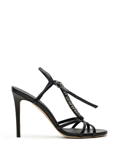 CHUCKIES crystal-embellished sandals Black L150