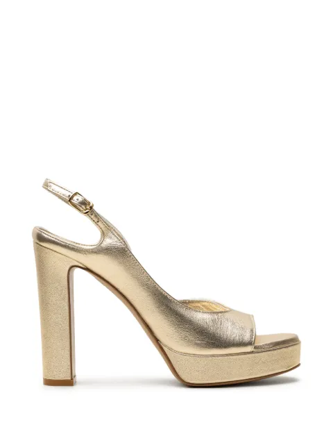 CHUCKIES metallic platform sandals Gold GINNY7571