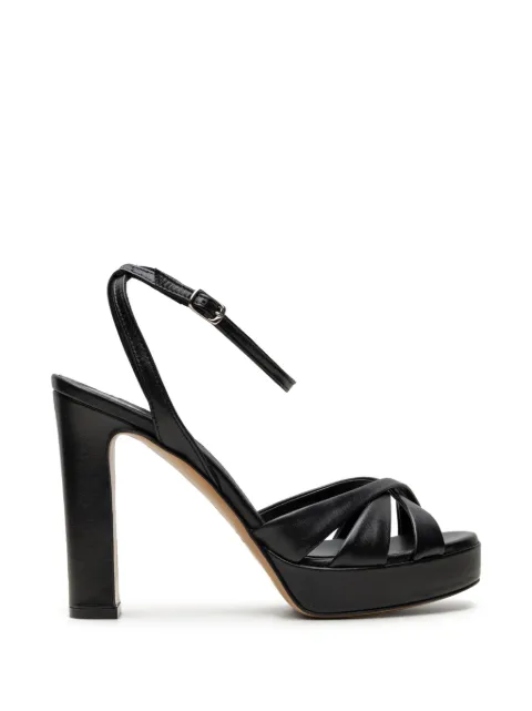 CHUCKIES crossover-strap platform sandals Black GLYNE7572