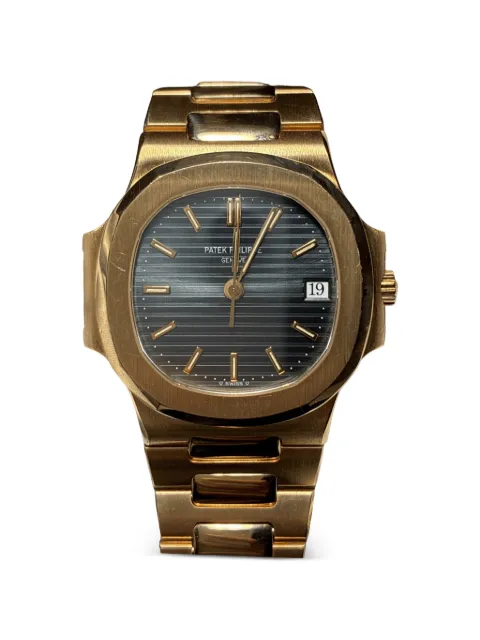 Patek Philippe Pre-Owned Nautilus 37mm watch Blue 693963