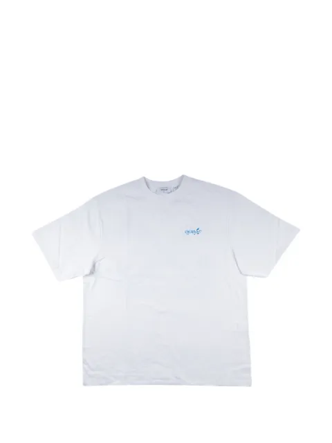 Off-White Arrow paint-splatter T-shirt White 44OWOS26T064100