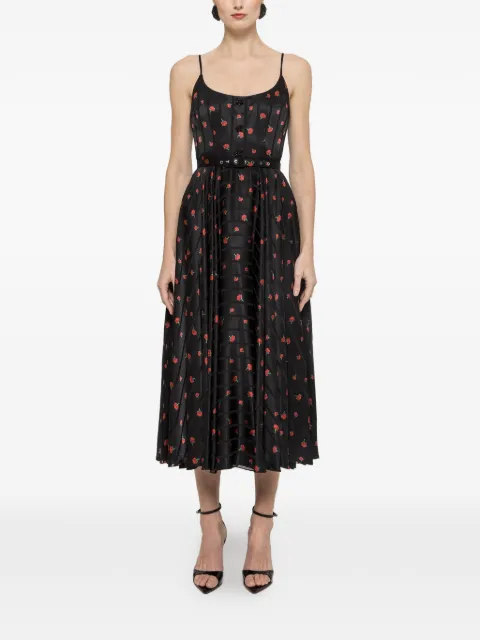 NISSA belted midi dress Black RC16567