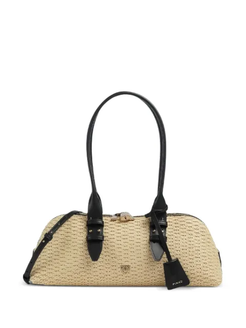 PINKO logo-detail shoulder bag Neutrals 106169A1RL