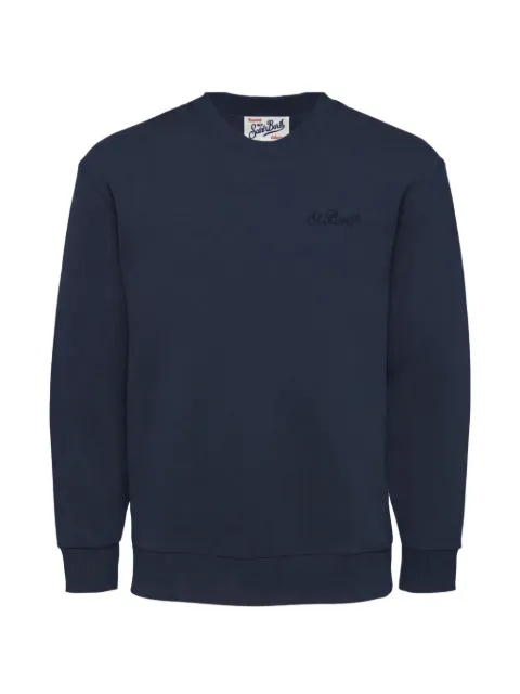 MC2 Saint Barth Ponza logo-embroidered sweatshirt Blue PON0001