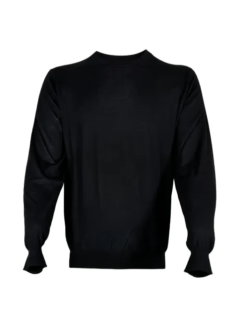 Altea crew-neck fine-knit sweater Black 2651300906090