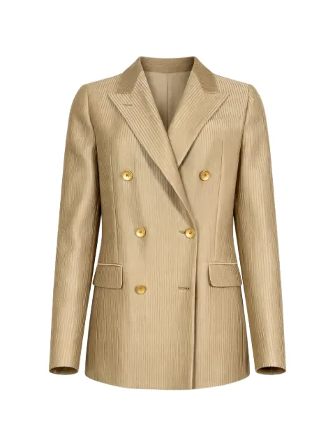 Tagliatore double-breasted pinstripe blazer Neutrals JPARIGI10BSNNOAMF340311U26E047EA801
