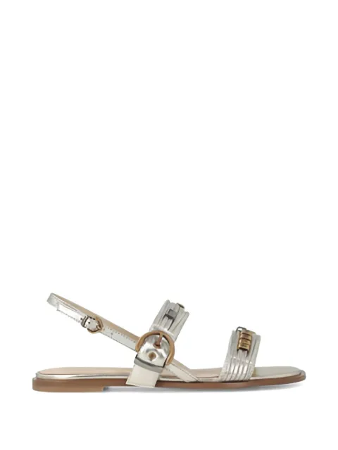 PINKO buckle-fastening metallic sandals Silver SD0467P049MILLY08Z22