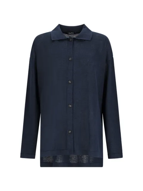 'S Max Mara collared buttoned cardigan Blue 2619341013600