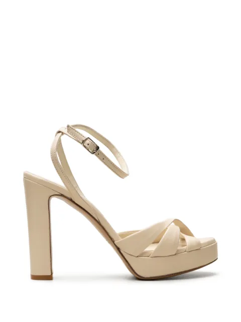 CHUCKIES crossover-strap platform sandals Neutrals GLYNE7572