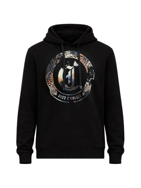 Just Cavalli graphic hoodie Black 79OAIE01CF100