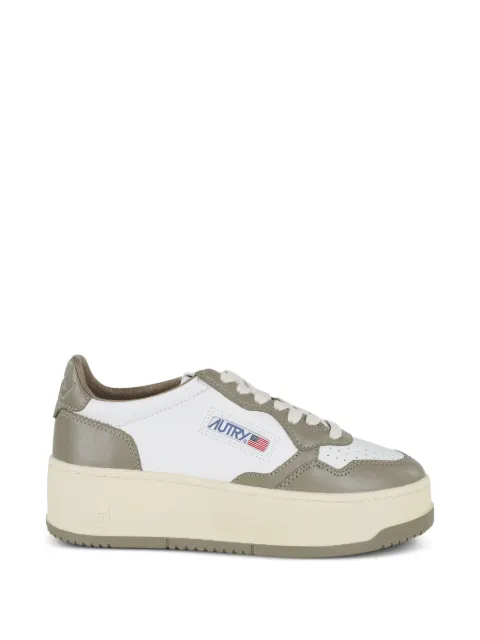 Autry platform-heel sneakers White PTLWWB54