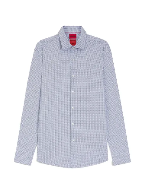 HUGO patterned shirt Blue 50554763