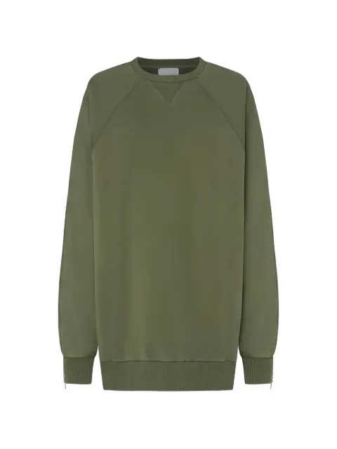 Halfboy zipped-sleeve sweatshirt Green HF251WF0