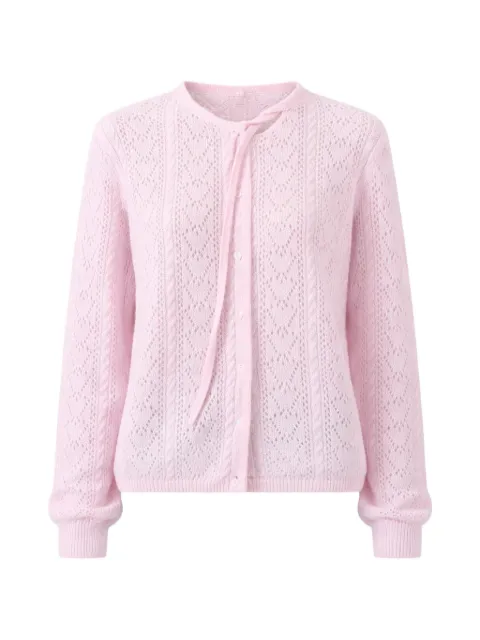 Marco Rambaldi open-knit cardigan Pink KN237CAR