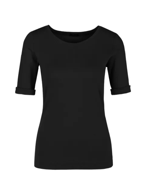 MARCCAIN turned-up sleeve T-shirt Black E4809J50