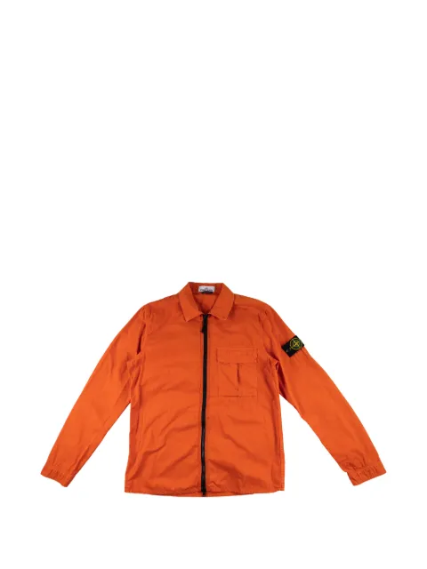 Stone Island zip pocket jacket Orange 7115115WN