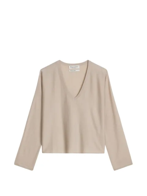 Marc O'Polo V-neck long-sleeve sweater Neutrals 5000013135