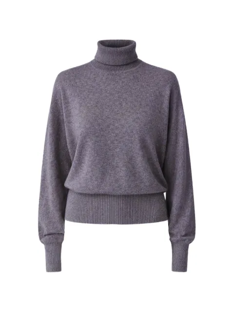 Liviana Conti Arabella roll-neck ribbed sweater Purple F5WC68