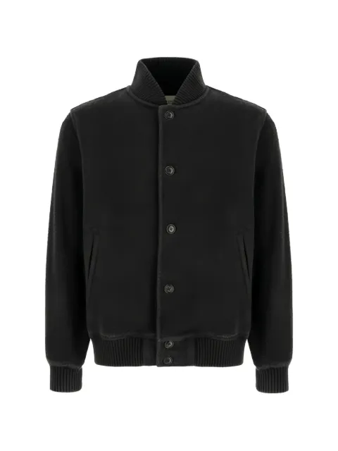 Circolo 1901 button-up felted jacket Black CN5127